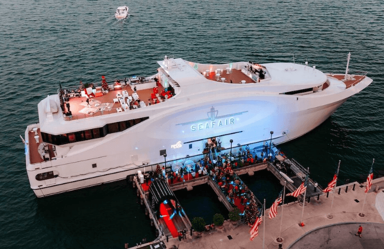 Celebrate the 4th of July in Miami aboard the Seafair Mega Yacht