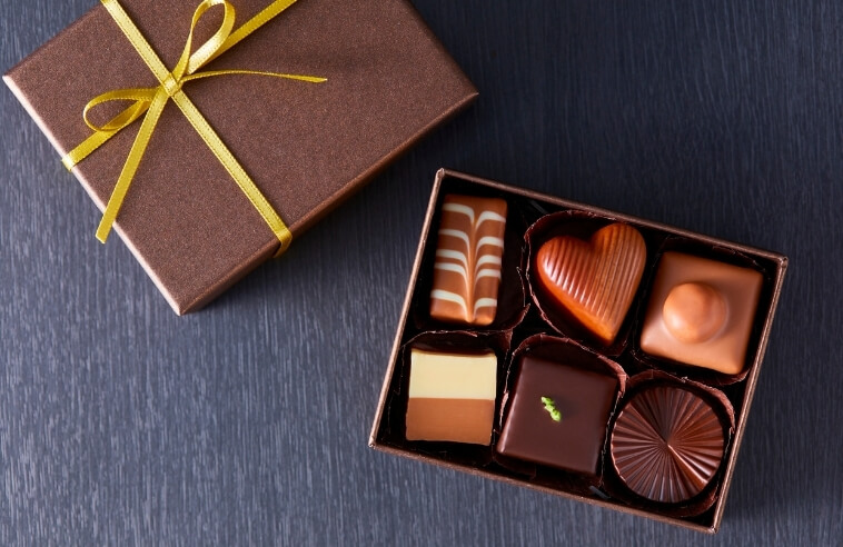 box of chocolates, gift idea for male teacher