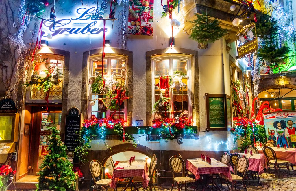 a restaurant near the strasbourg christmas market 2025